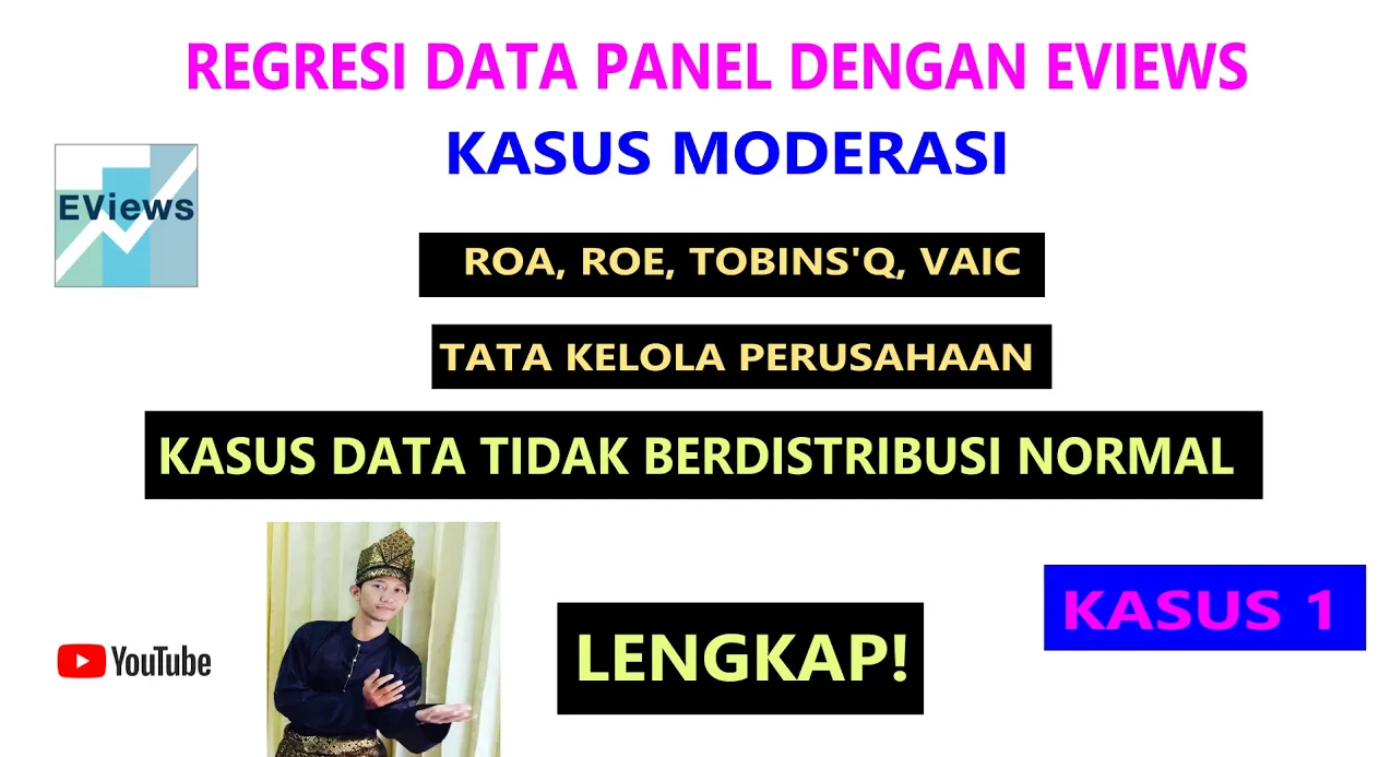 Panel Data Regression dengan EViews — Materi 4